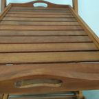 Houten Serveertrolley Met Afneembaar (dien)blad thumbnail 7