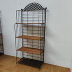 Vintage, Brocante Ijzeren Wandrek Etagère Plantenrek 802d thumbnail 2