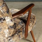 Vintage Cocktailfauteuil – Velours – Jaren 60 thumbnail 4