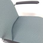 Gispen Fauteuil Model 413 Nieuw Gestoffeerd Grape Blauw thumbnail 6