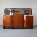 Art Deco Buffet, Macassar Ebony And Walnut Burl, 1920-1930 thumbnail 2