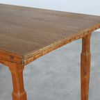 Brutalist Eettafel | Vintage Tafel | Eiken | Kjaernulf thumbnail 15
