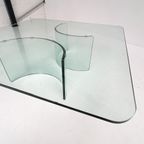 Moderne Italiaanse Glazen Salontafel, 1970'S thumbnail 7