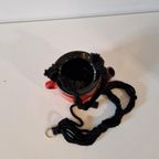 Vintage Hangpot Rode Keramieke Bloempot thumbnail 9