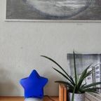 Vintage Ikea Blauwe Ster Lamp Tafellamp thumbnail 3