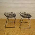 Set Of 2 Pastoe Wire Stools thumbnail 4