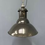 Franse Middelgrote Zwart Emaille Hanglamp thumbnail 6