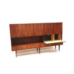 Groot Vintage Palissander Dressoir / Highboard Gemaakt In De Jaren ’60 thumbnail 7