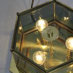 Vintage Lamp Brumberg - Messing, Rookglas Jaren '70 | 01190 thumbnail 13