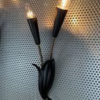 2x Vintage Appliques Tulp Wandlamp thumbnail 3