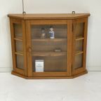Hang Vitrinekast Hout Pronkkastje Glas thumbnail 6