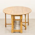 1970’s Scandinavian Modern Pine Gateleg Table thumbnail 7