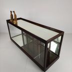 Antieke Engelse Winkeltoonbank Met Spiegel – Circa 1920 thumbnail 2