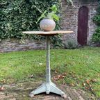 Schitterende Bistrotafel Tuintafel Met Marmer Art Deco 1930 Frans thumbnail 11
