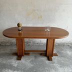 Beech Wood Vintage Table, 1960 thumbnail 3