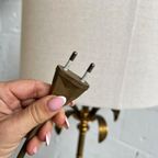 Vintage 'gouden' Vloerlamp Boulanger Stijl thumbnail 7