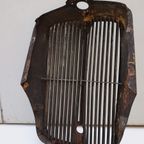 Antieke Radiator Grille Van Oldtimer Rover thumbnail 7