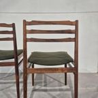 2 Vintage Pallisander Deens Design Eetkamer Stoelen thumbnail 9
