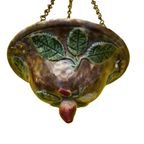 Frans Art Nouveau Majolica Hang Bloempot, Begin 20E Eeuw thumbnail 3