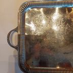 Dienblad Verzilverd Sheffield Vintage thumbnail 3