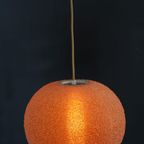 Prachtige Oranjebruine Design Bollamp Van Rotaflex, Model Sugar Lamp thumbnail 5