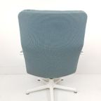 Vintage Artifort Draaifauteuil | De Ploeg Stof 'Grape' thumbnail 2