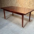 Scandinavische Vintage Uitschuifbare Eettafel Uit 1960 thumbnail 5