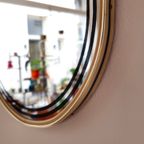 Vintage Organichse Spiegel Wandspiegel Mirror Goud Zwart thumbnail 2