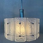 Vintage 1970’S Pendant Lamp – Glass/Chroom thumbnail 3