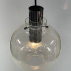Glazen Space Age Hanglamp, Glashütte Limburg, Duitsland 1970'S thumbnail 8
