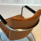 Jaren 30 Armstoel Vintage Sledestoel Buisframe Bauhaus Stoel thumbnail 5