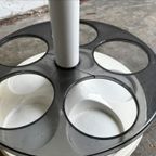 Vintage Space Age Ronde Sidetable / Bijzettafel Flair thumbnail 3