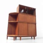 Vintage Vitrine, Secretaire Kast, Mahonie thumbnail 4