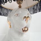Vintage Tafellamp Van Keramieken Labrador thumbnail 6