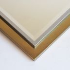 Belgo Chrome Diagonal Hanging Mirror, 1970S. thumbnail 6