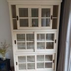 Bibliotheekkast, Oud Hout, Wit thumbnail 4