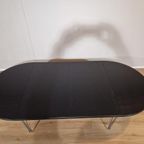 Thonet A320 Eettafel + 6 Rosé Stoelen - Hout - Zwart -Design thumbnail 15