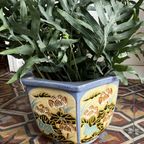 Aziatische Bloempot Large 💮 Lotus Tafereel thumbnail 5