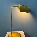 Mid Century Messing Bureaulamp - Tafellamp In Bauhaus-Stijl - Gouden Lamp thumbnail 5