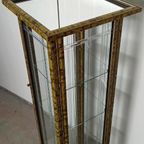 Vintage Vitrinekast Met Spiegel, 125 Cm thumbnail 6