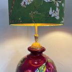 Vintage Handbeschilderde Unieke Vaaslamp thumbnail 8