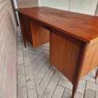 60'S Vintage Bureau Deens Bureau Teakhouten Desk thumbnail 18