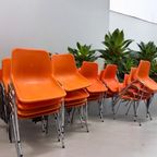Vintage Oranje Stoel (lot Of Apart Te Koop ) thumbnail 4