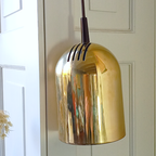 Vrieland Vintage Goudkleurige Lamp Dutch Design Jaren '80 thumbnail 9