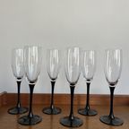 Zwarte Steel Champagneglazen – Luminarc thumbnail 2