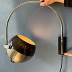 Vintage Jaren '70 Space Age Arc Wandlamp 'Globe' Van Dijkstra thumbnail 3