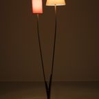 Vintage Vloerlamp Met Messing 69079 thumbnail 3