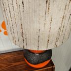 Vintage Keramiek Lamp West-Germany Oranje Fatlava thumbnail 5