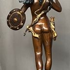 Bronzen Beeld Van Cupido. Massief Brons thumbnail 5