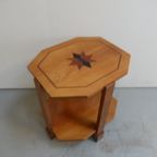 Art Deco Bijzet Tafel Met Inlegwerk thumbnail 5